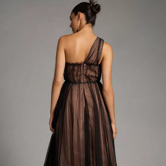 NWT Anthropologie Tulle Dot Maxi Dress - Picture 5 of 16